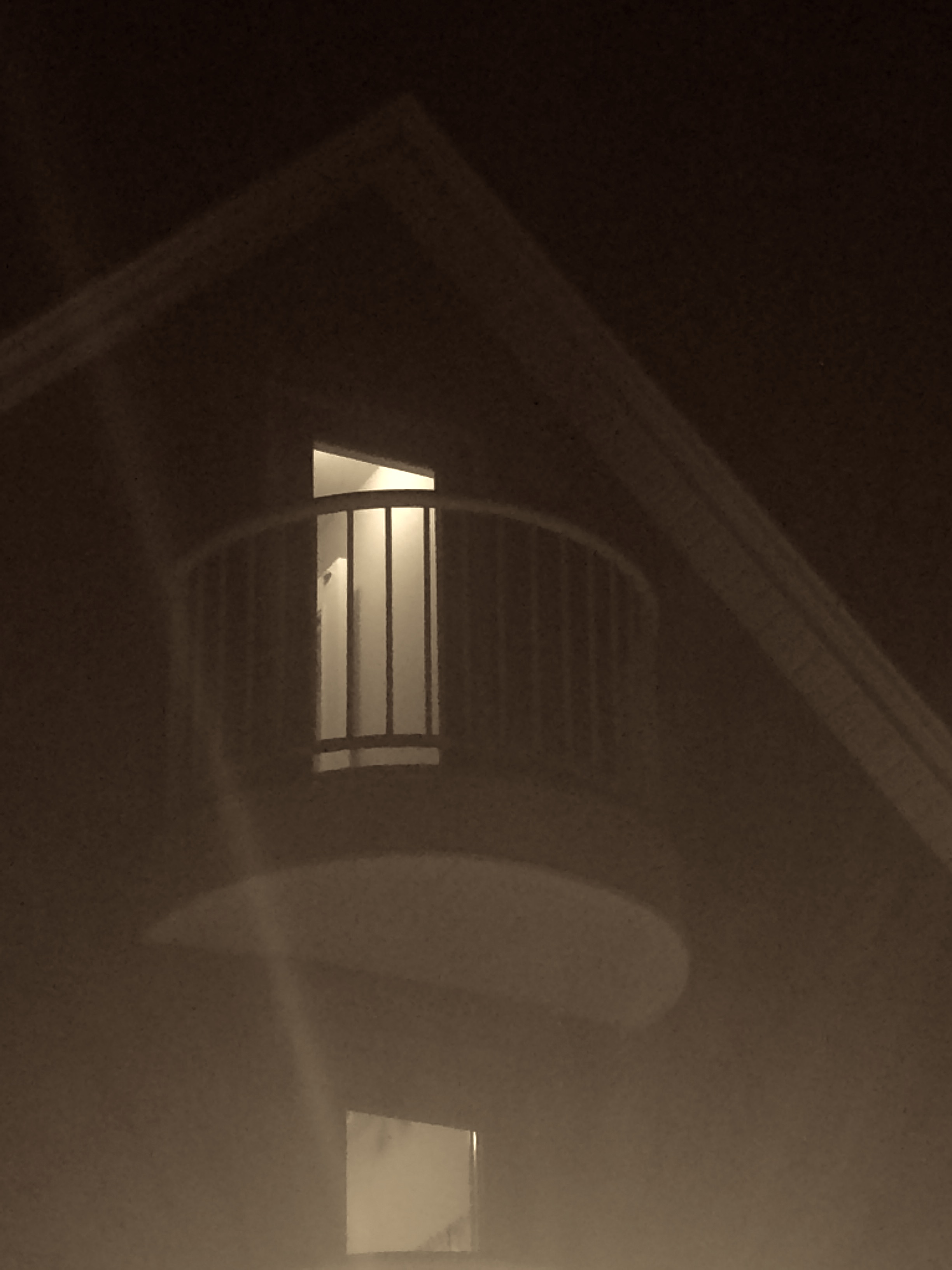 008 – Wife of deceased railroad employee appears on this balcony of the Suitor House