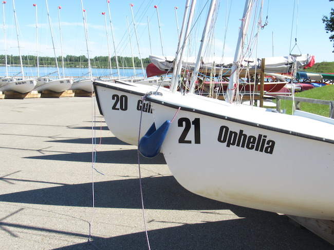 Another Shakespeare-inspired boat at South Glenmore Park. Photo by Madison Bartlett.