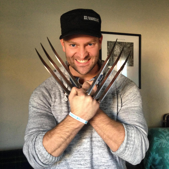 Playing around with adamantium claws, was always a huge Wolverine fan