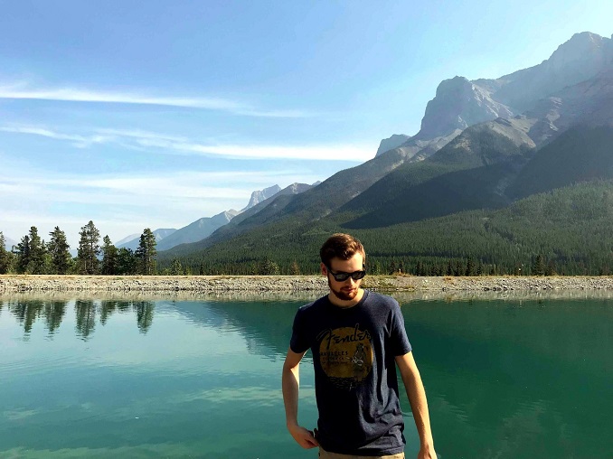 In Canmore – My son Jacob