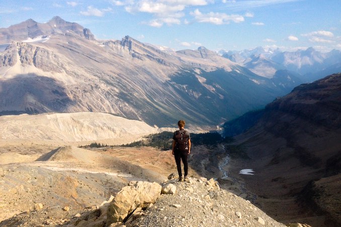 Obligatory hiking photo. This is in Yoho.