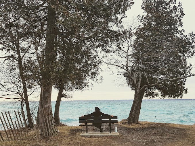 Just enjoying the view on a road trip through Prince Edward County.