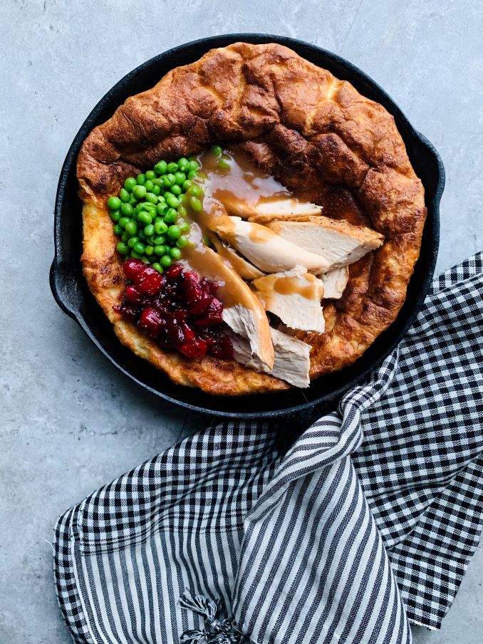 Turkey Dinner Dutch Baby