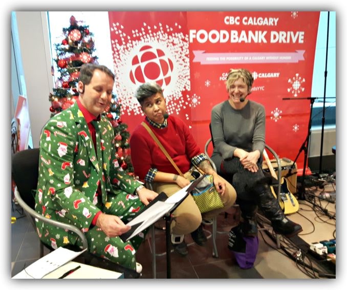 We’ve been really lucky to get quite a lot of media attention around most of the YYC Queer Writers launches. Here’s me and Queer Christmas contributor and local activist Tet Millare on the Homestretch, promoting our book. 