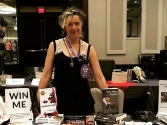 This is me at the inaugural Booklovers Conference in New Orleans in May 2019, bracing myself for the Big Book Bash day... 200 authors... thousands and thousands upon thousands of readers... (I sold out in less than two hours, it was amazing!)