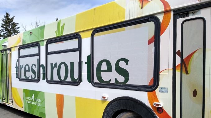 Fresh Routes bus, the Nutrien Line