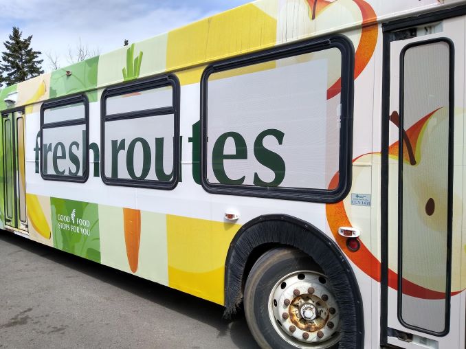 Fresh Routes bus, the Nutrien Line