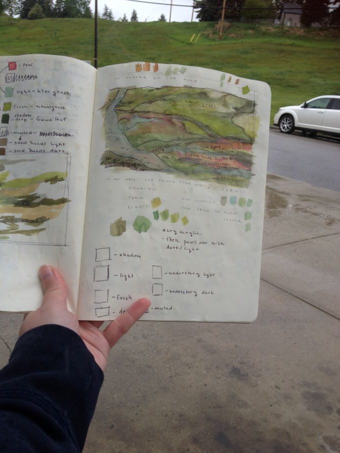 Laura Erdman Across the street from my house is a thousand shades of green expressed by a wonderfully biodiverse mini prairie ecosystem. My latest work is to combine my interest in the species of the park with the artistic expression of them.