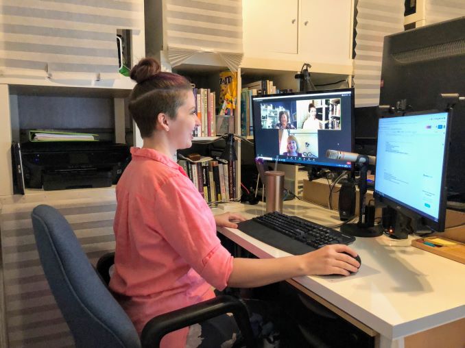 Alida Howe Working hard on the 20/21 program with the YSC Creative Team, Tricia Penner (Artistic Director) and Jocelyn Jones (Scriptwriter)—we had to go virtual this year, but our creative collaboration is as strong as ever!