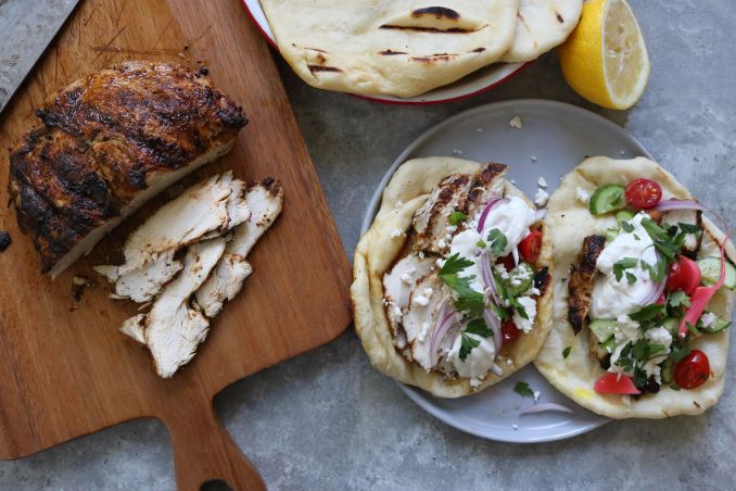 Grilled Turkey Shawarma