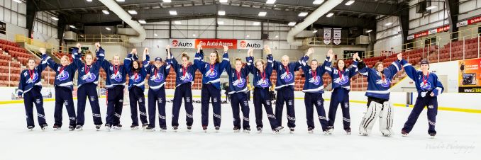 Maggie Western Canadian Ringette Champions, beat some amazing teams to get there.