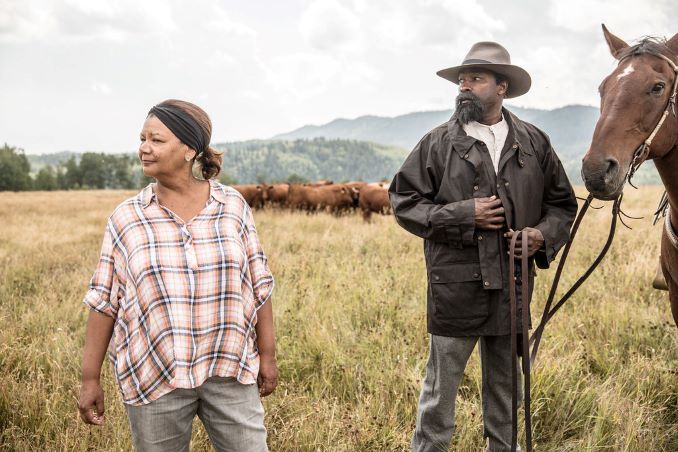 Director Cheryl Foggo and actor Fred Whitfield