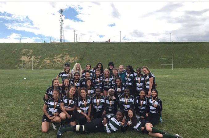 This is my High School Rugby team winning silver at a tournament!