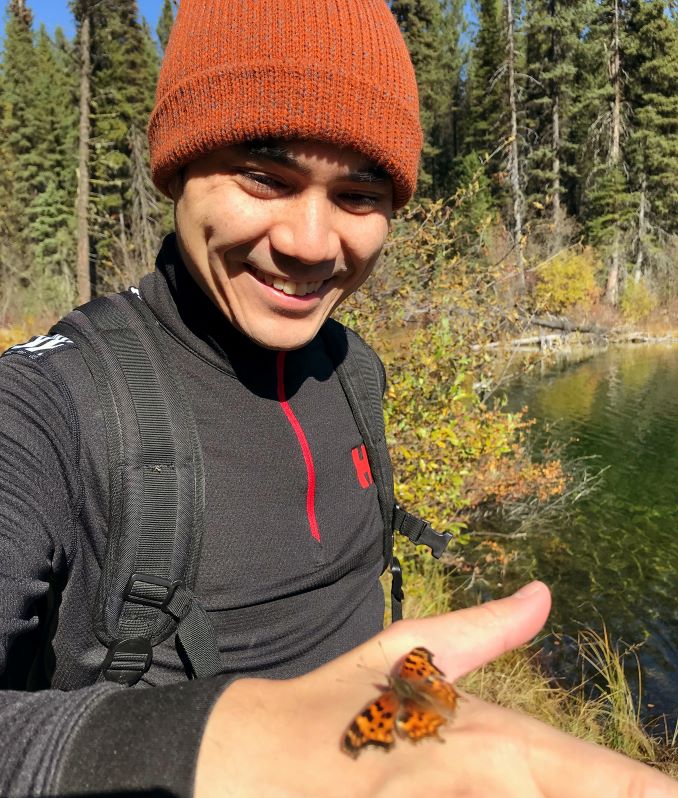 Jarrett This guy landed on my hand while hiking.