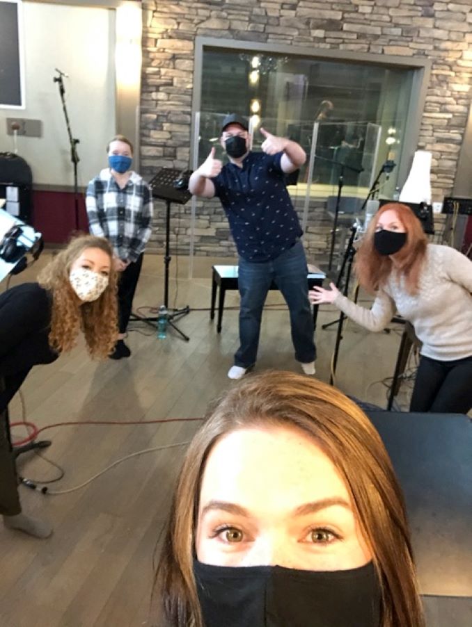 Studio Recording for Annie the Musical 2020