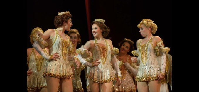 Vanessa onstage in National Tour of 42nd Street