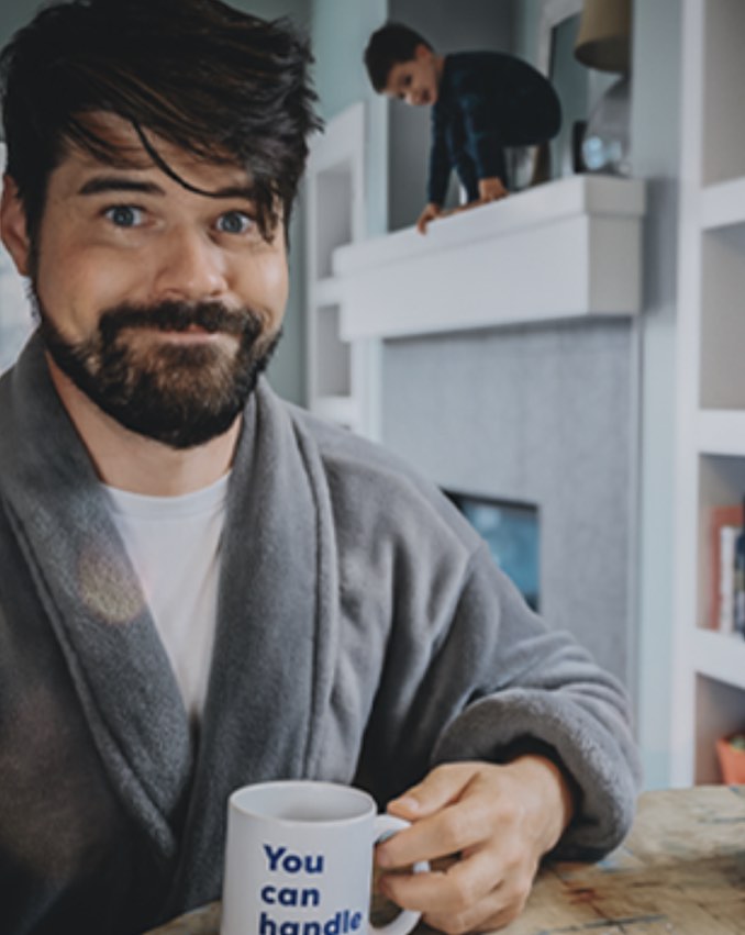 My day always starts with the kids waking us up with the sort of energy that I can only achieve by drinking several coffee cups. Once I've had a few cups of coffee, I am ready to tackle the day.