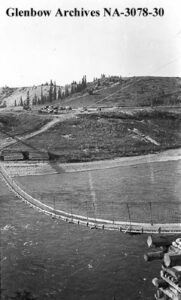 Historical Photos of Suspension Bridges from Alberta