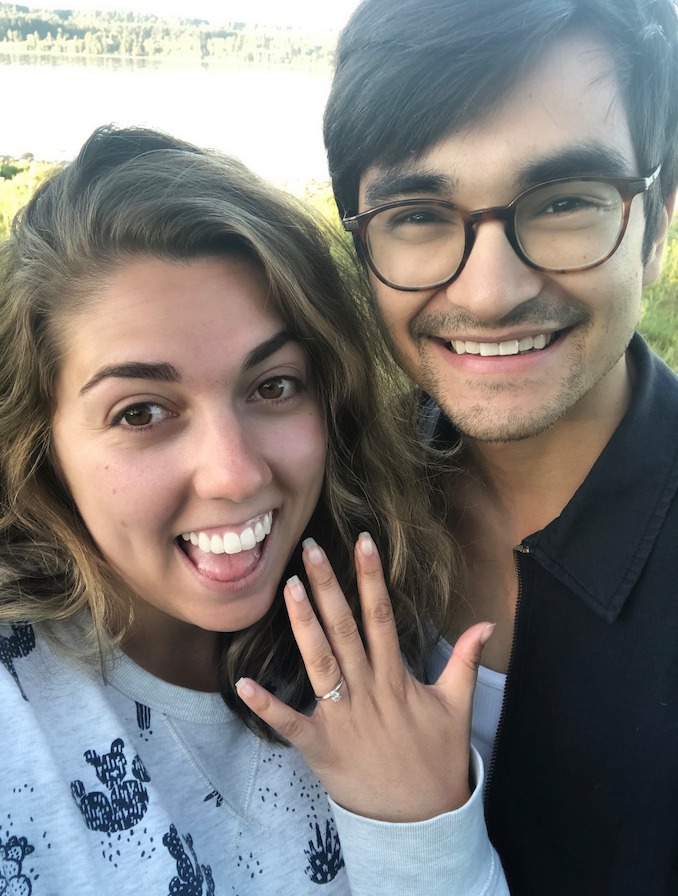 Getting engaged on the West Coast