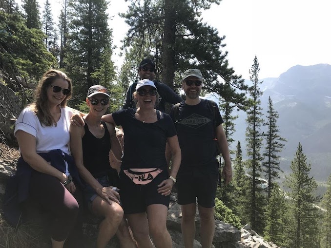 Heather MacPherson - Hiking in the mountains is another of my favourite pastimes. On this occasion, I was hiking with my neighbours from the Netherlands and Calgary. What a special treat for them to meet each other!