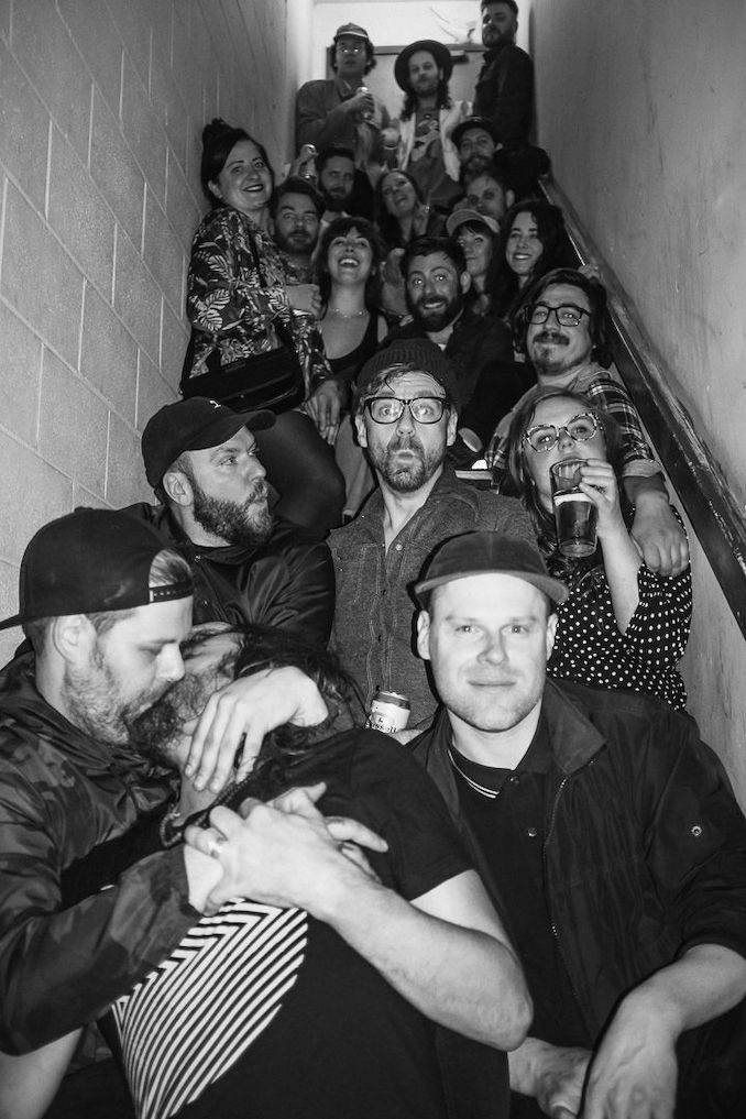 Broken City will forever be my home away from home and these folks are my chosen family. There’s no one in this photo I wouldn’t chop my arm off for and I love how this photo turned out in the back stairwell of the bar. This was after Orville Peck’s show in 2019! This moment brings me so much joy