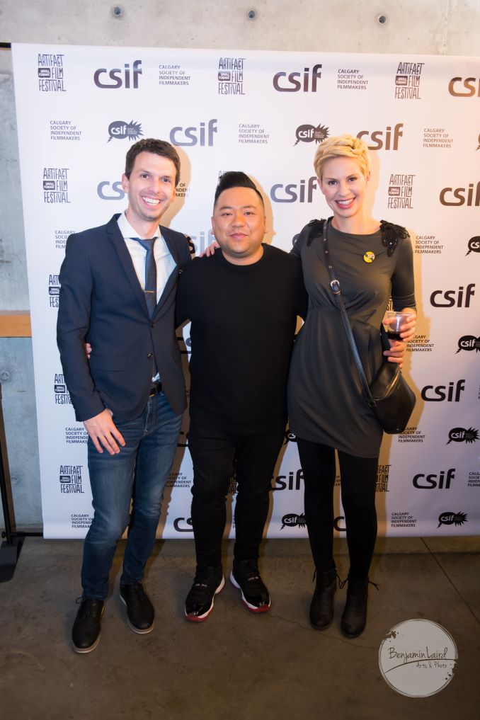 Scott with Briar and Andrew Phung - Photo Ben Laird