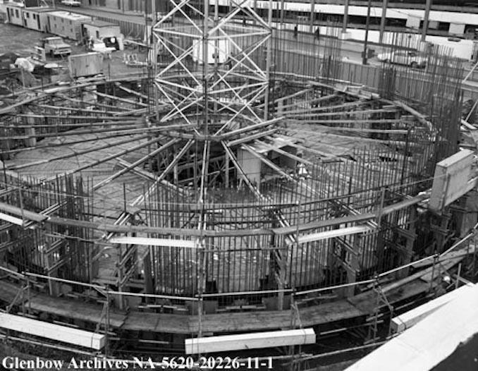 Old Photographs of the Calgary Tower (Gallery)