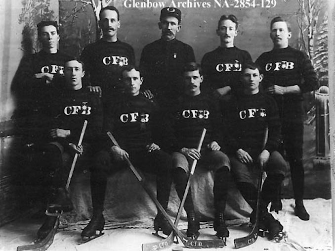 1894-1895-Hockey Team-Fire Brigade-Calgary