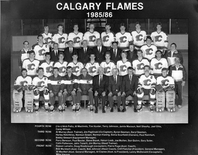 1985-1986-Calgary Flames Hockey Club, Stanley Cup finalists