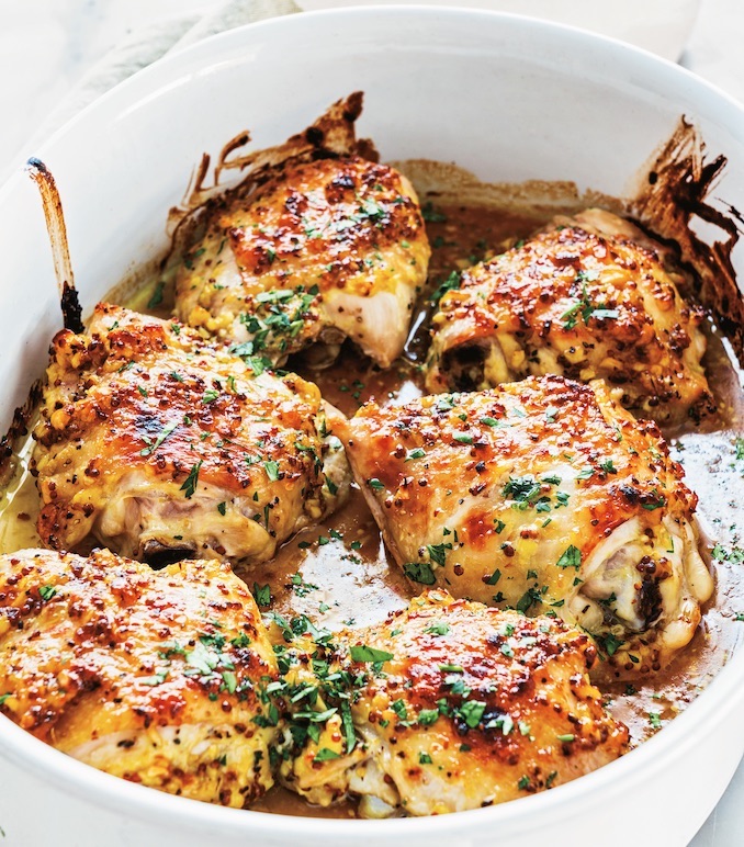 Oven-Baked Chicken Thighs by Joanna Cismaru