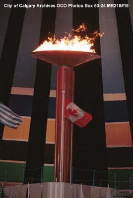 1988 – Closing Ceremonies, Olympic Flame