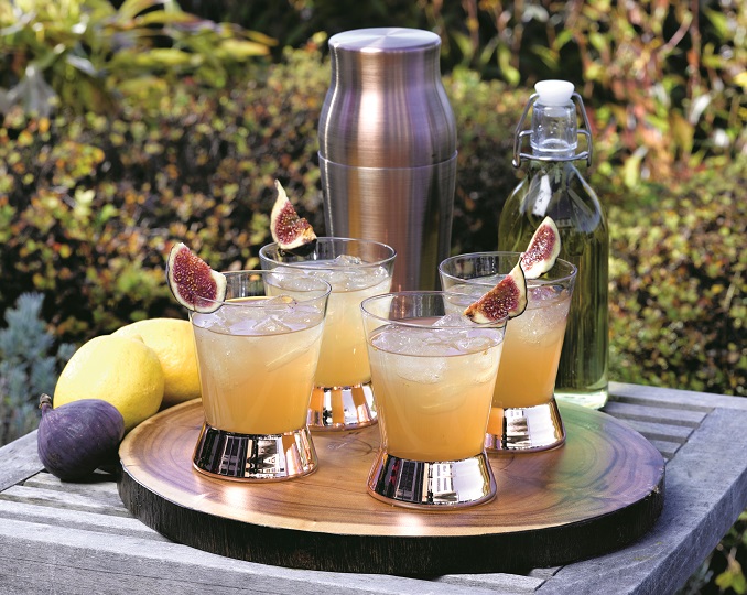 Sage-Fig Rum Punch