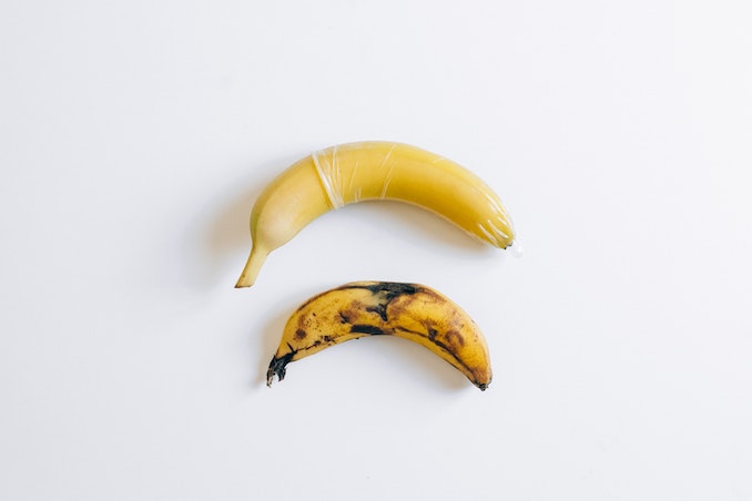 Photo by Nataliya Vaitkevich: https://www.pexels.com/photo/bananas-on-white-surface-5187876/