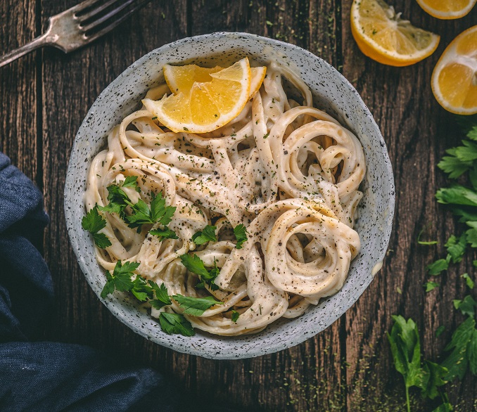 Fettuccine in Black Pepper Sauce