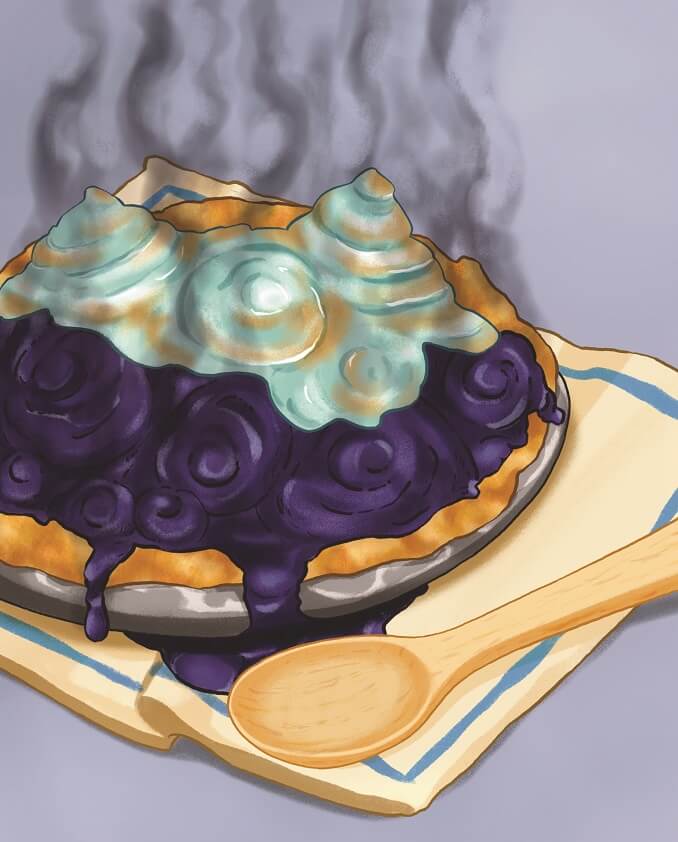 Blueberry Meringue Pie