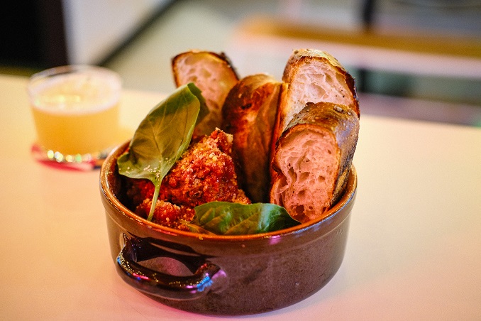 Meatballs in Sunday Gravy