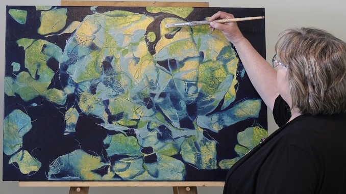 A Day in the Life with Calgary Abstract Painter Sharon Wagner