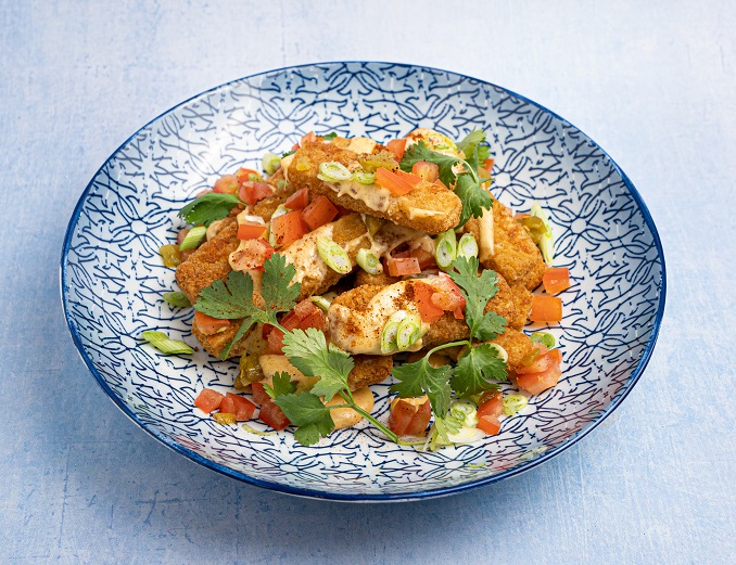 Recipe for Air Fryer Fish Finger Nachos