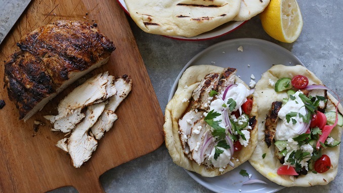 Recipe for Grilled Turkey Shawarma