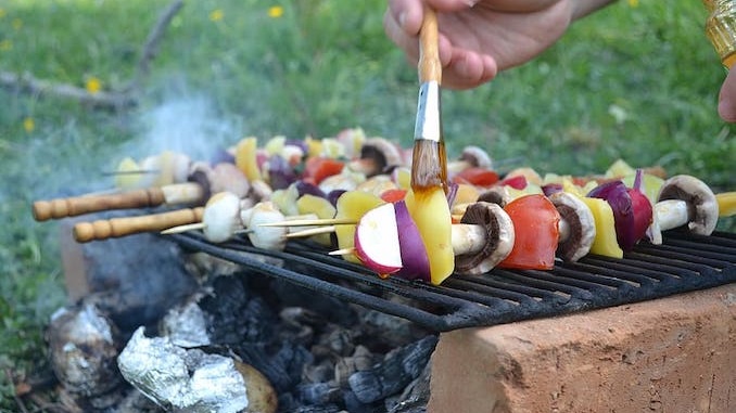 Recipe for Campfire Veggie Skewers