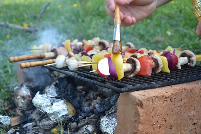 Recipe for Campfire Veggie Skewers