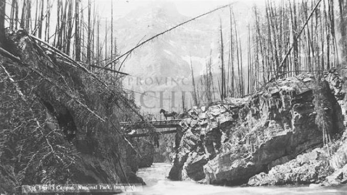 Historic Photos of Canyons from Western Canada