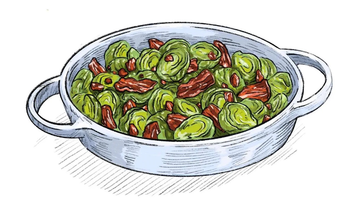 Recipe for Maple Bacon Brussels Sprouts