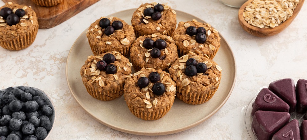 Recipe for Vegan Blueberry Muffins 