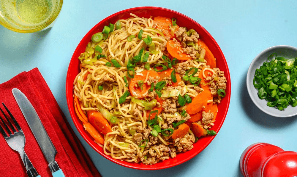 Recipe for Turkey Chow Mein-Style Noodles