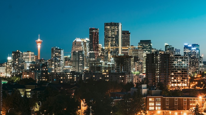 downtown calgary skyline