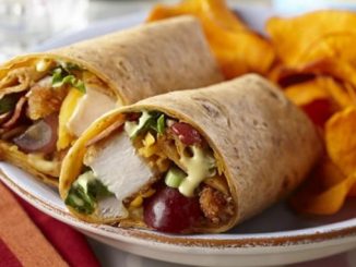 Recipe for Honey Mustard Crispy Chicken Wrap