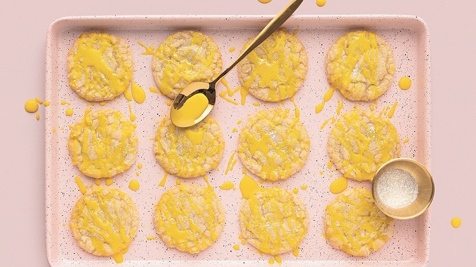 Recipe for Lemon Crinkle Cookies