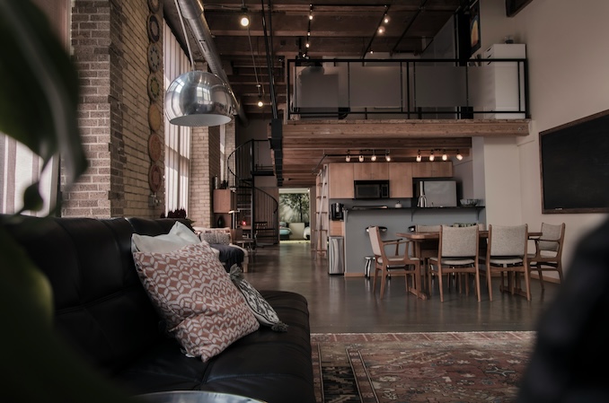 Brick exposed loft apartment