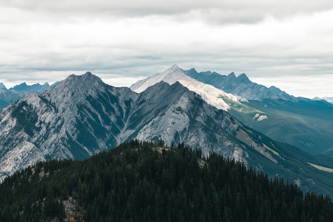 Mountains in Alberta, Canada